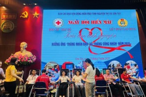 NGÀY HỘI HIẾN MÁU - TRAO GIỌT MÁU HỒNG, GỬI TRỌN YÊU THƯƠNG